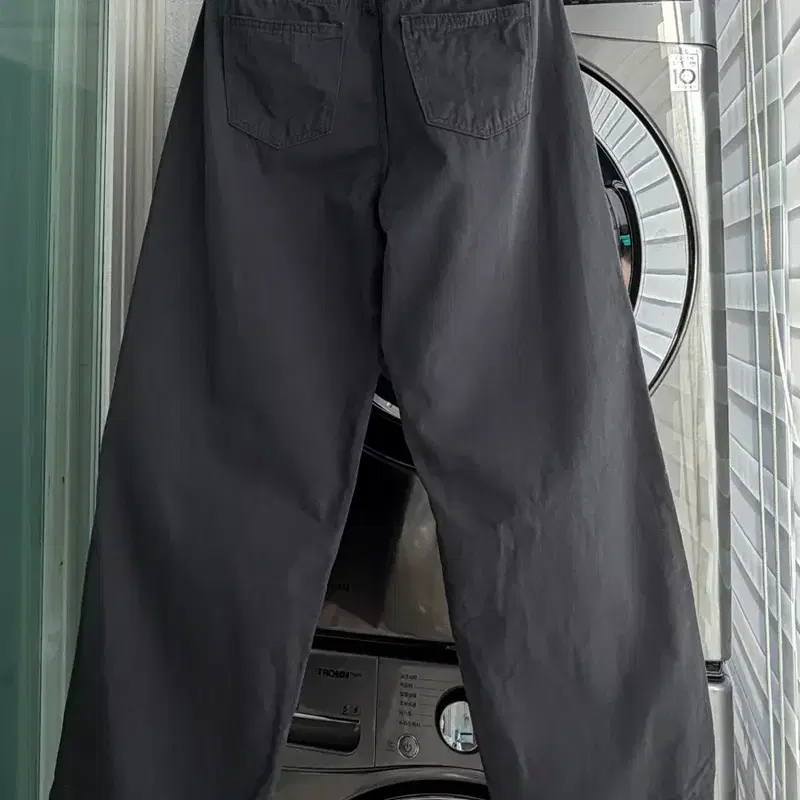 헤더먼트)) worn cotton pants (ash navy) M사이즈 8