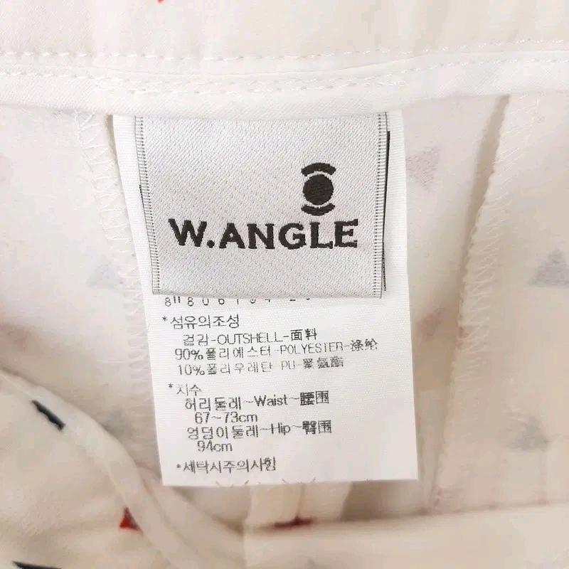 와이드앵글 골프 패턴팬츠 26 5
