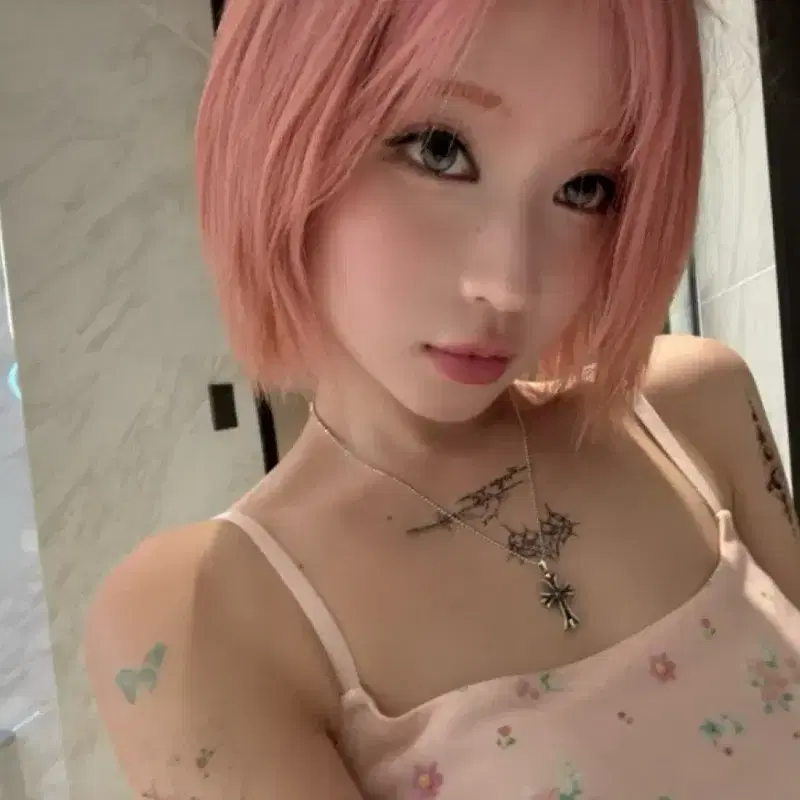 글로니 HEART LACE CAMI DRESS 5