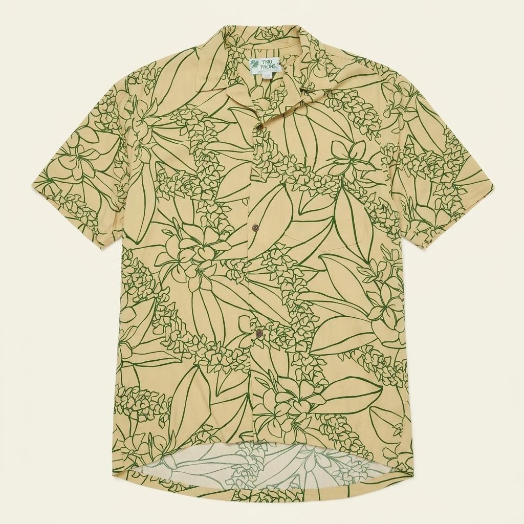 하와이제 TWO PALMS 하와이안셔츠 사이즈 100-105