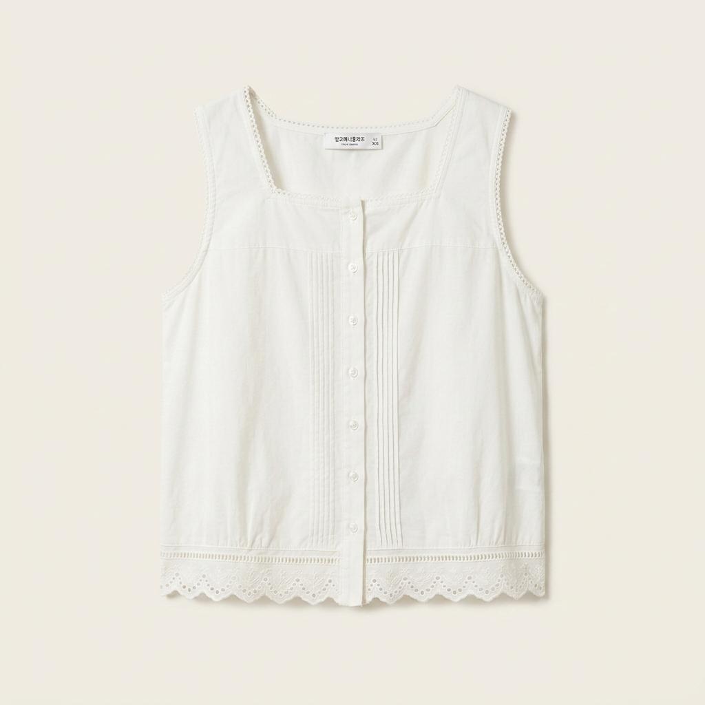망고매니플리즈 HYLLI VINTAGE SLEEVELESS 아이보리 S (새상품) 1