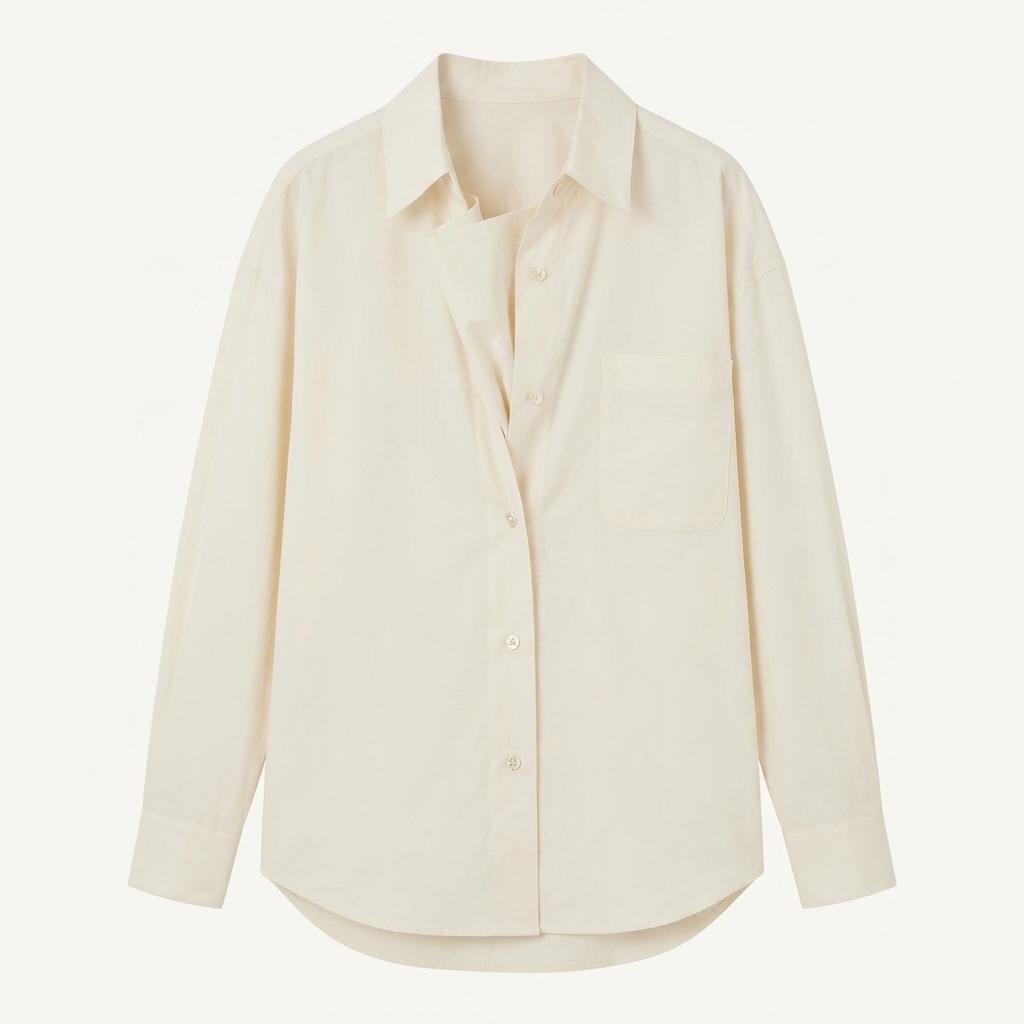 (새상품) 킨더살몬 Thea Twisted Shirt 트위스티드 셔츠 1