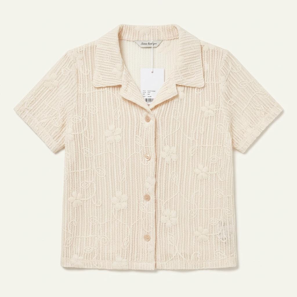 택새상품)시엔느 Camellia Cardigan_Cream 카멜리아가디건 1