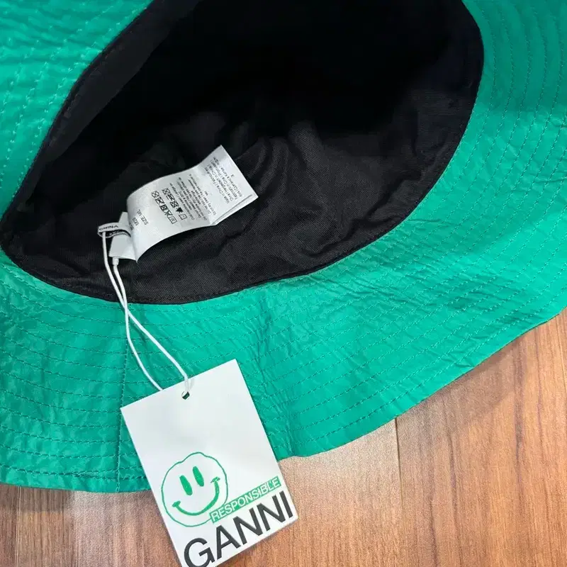 새상품) 가니 GANNI 버킷햇 녹색 골프모자 5