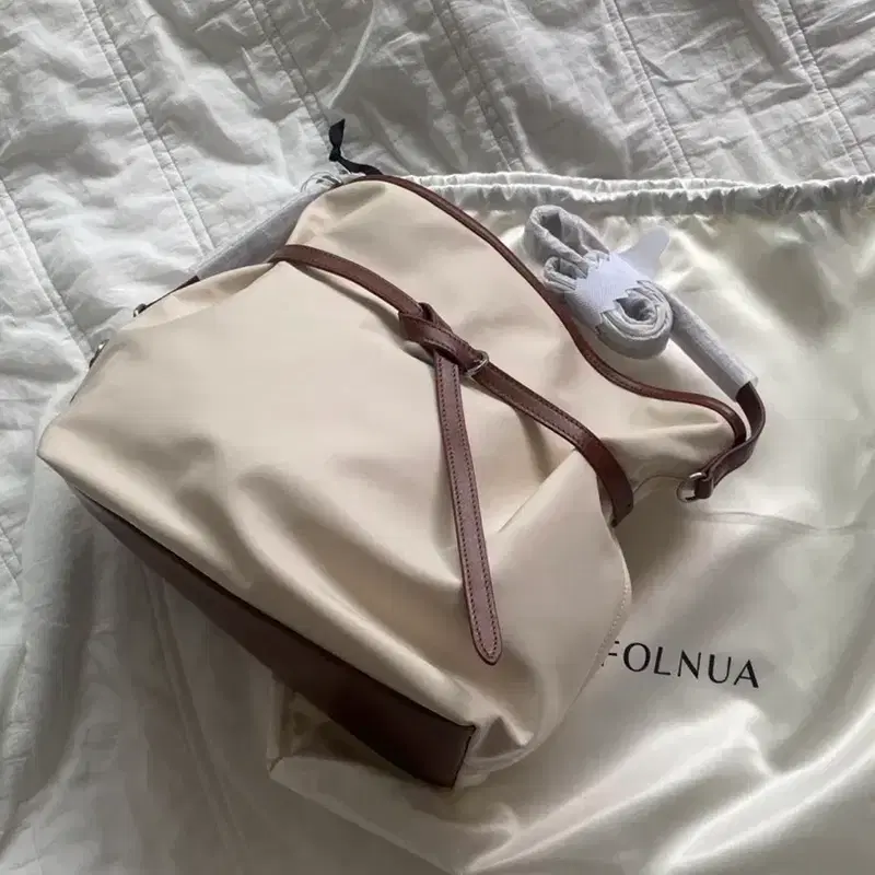 새상품) 폴뉴아 SORTIE BAG-NYLON (LIGHT BEIGE) 9