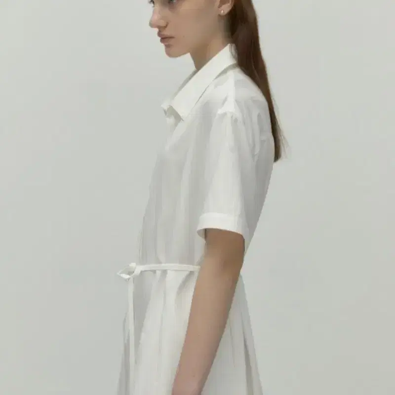 드파운드 벨티드 셔츠 드레스 belted shirt dress 4