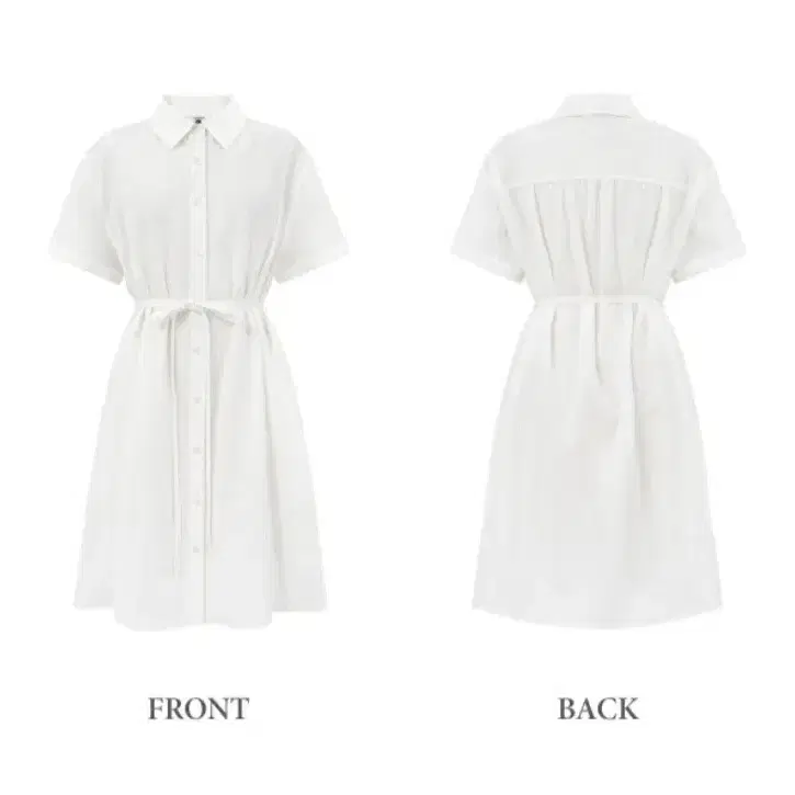 드파운드 벨티드 셔츠 드레스 belted shirt dress 6