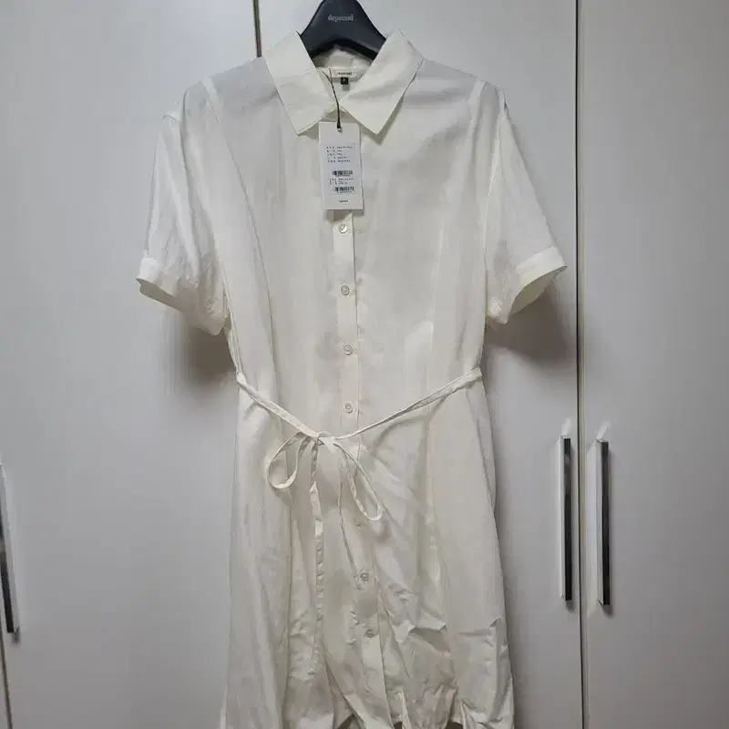 드파운드 벨티드 셔츠 드레스 belted shirt dress 9