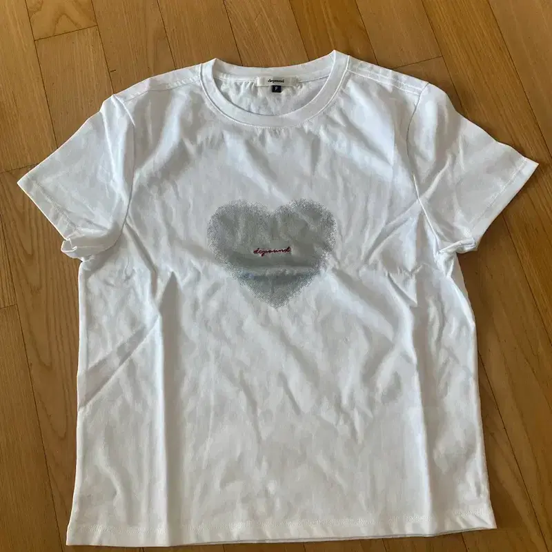 depound 하트 로고 반팔티 화이트 F 2