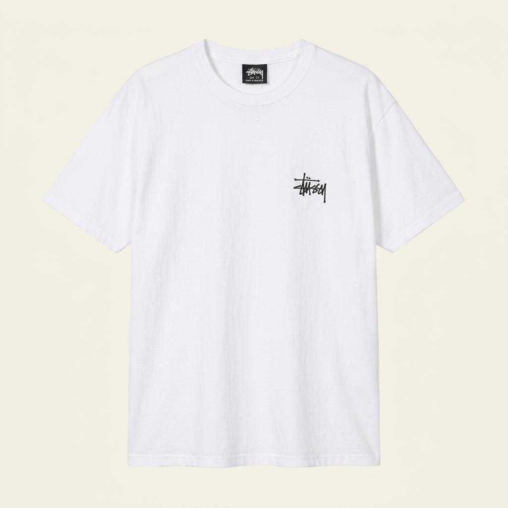 110.스투시 라운드 반팔티