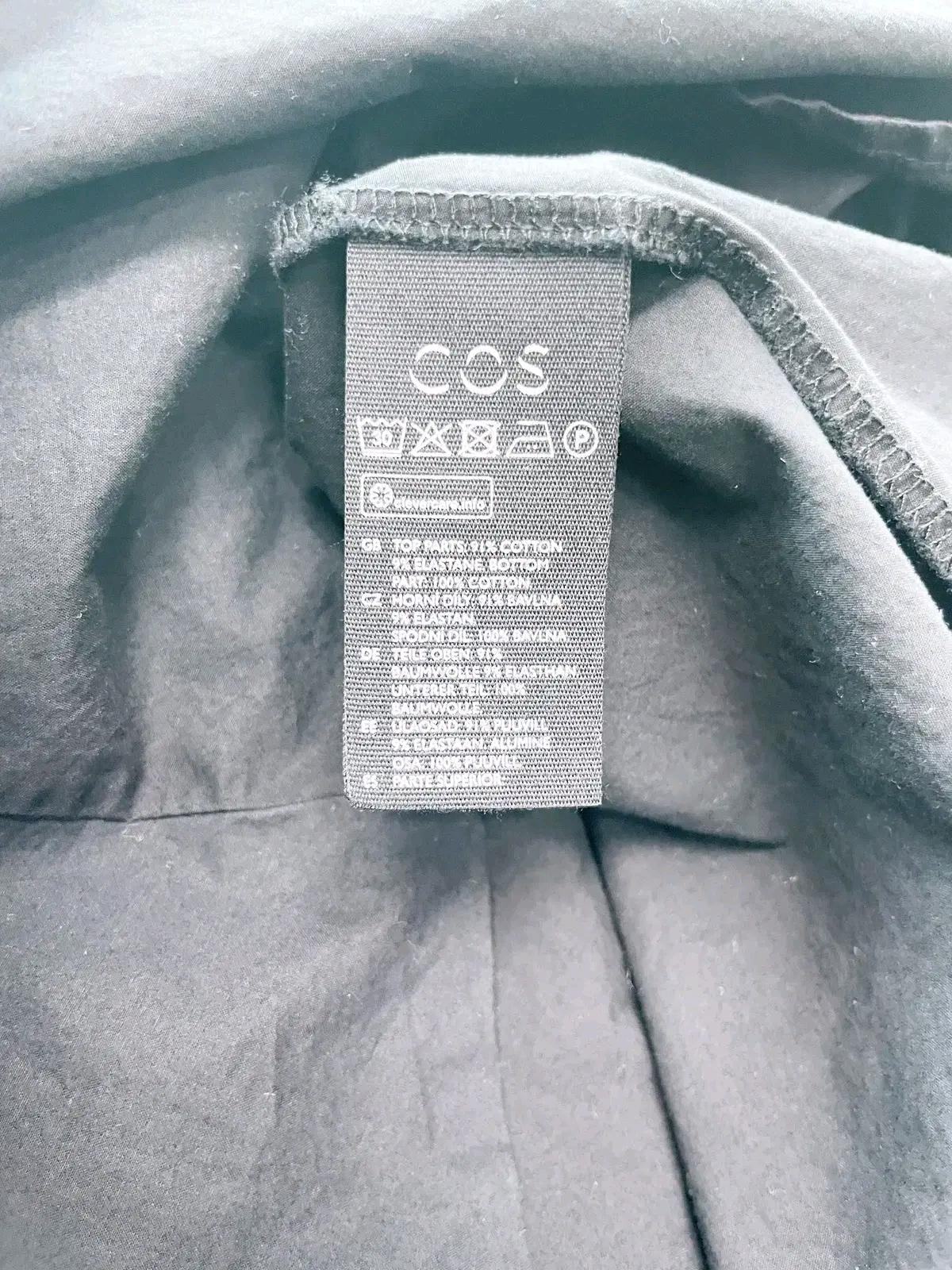 COS 오버핏 롱원피스 블랙 F 6