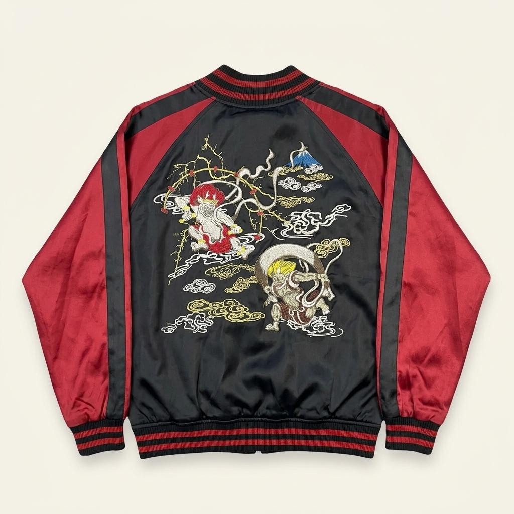 L vtg 뇌신 풍신 자수 스카쟌 1