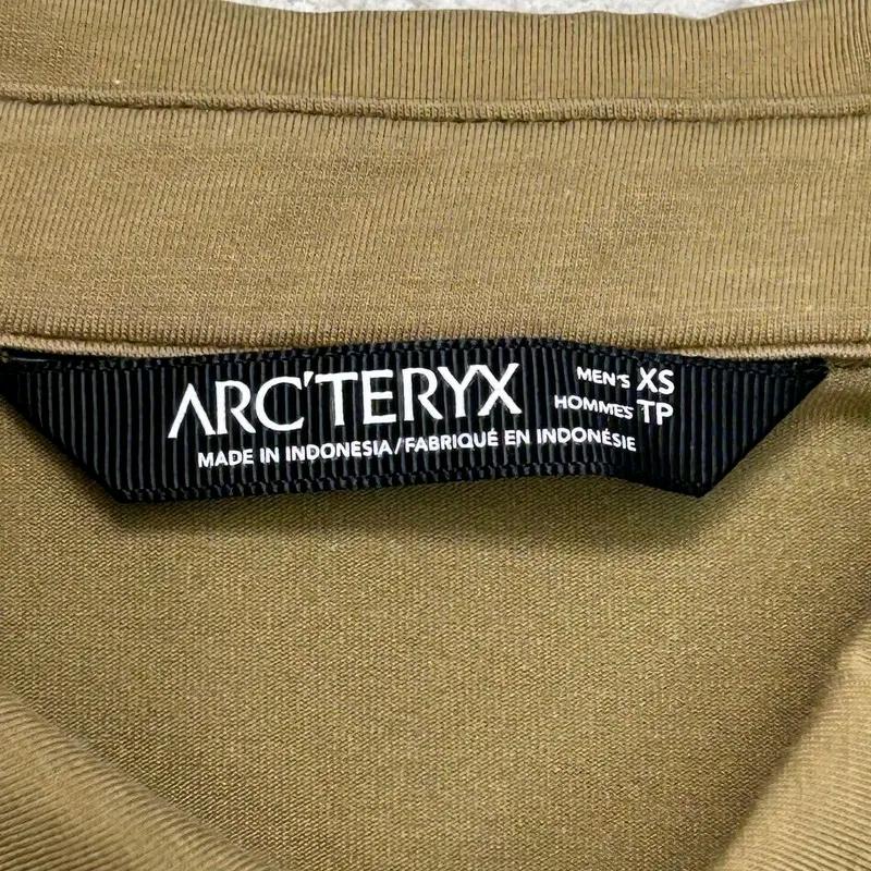 ARC'TERYX 버튼 다운 pk 티셔츠 카키 XS 6