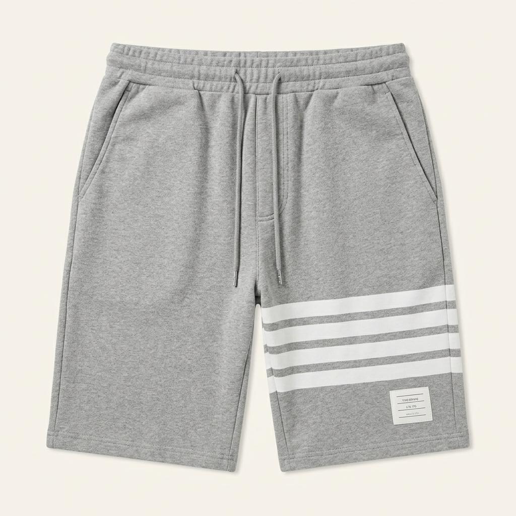THOM BROWNE 4-BAR 스웨트 반바지