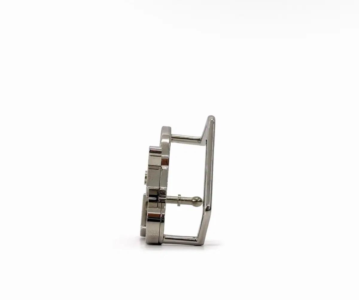 디올 오블리크 벨트 버클 루테늄 피니시 실버 35mm 4915ORMET 4