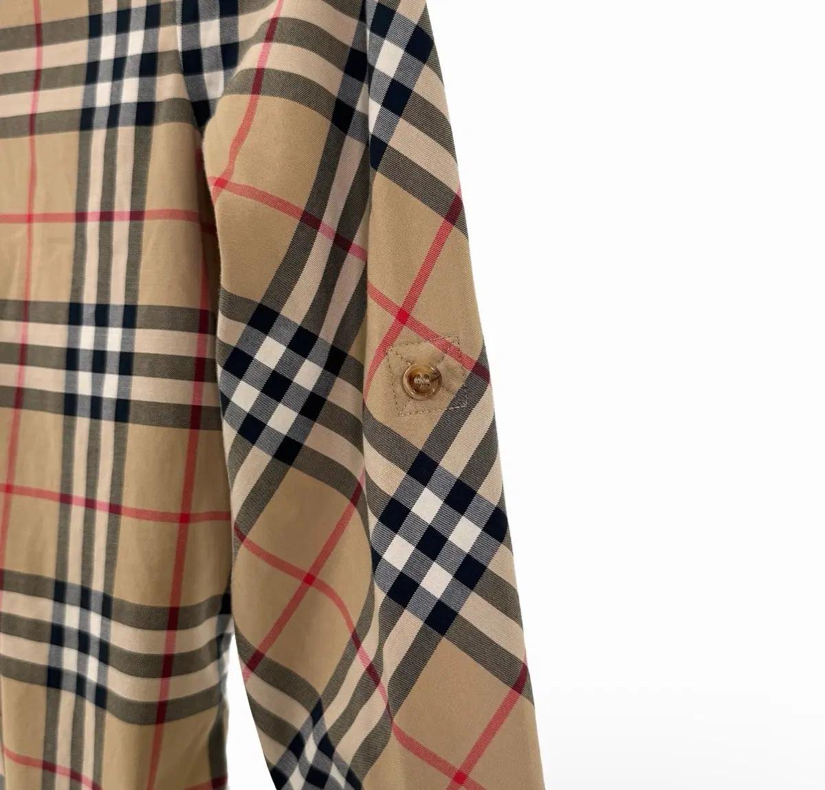 [34] 버버리 빈티지 체크 스트레치 트윌 셔츠 베이지 8018475 7