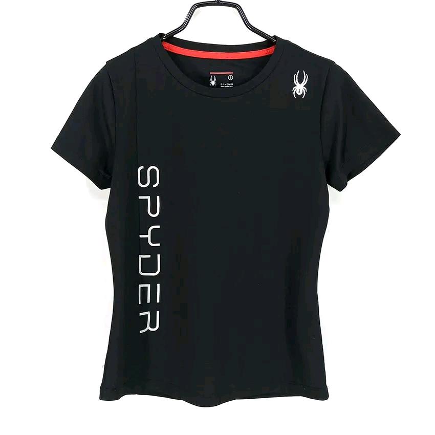 스파이더 여성 여름 핏티드 기능성반팔티 블랙85 (HU46363) 2