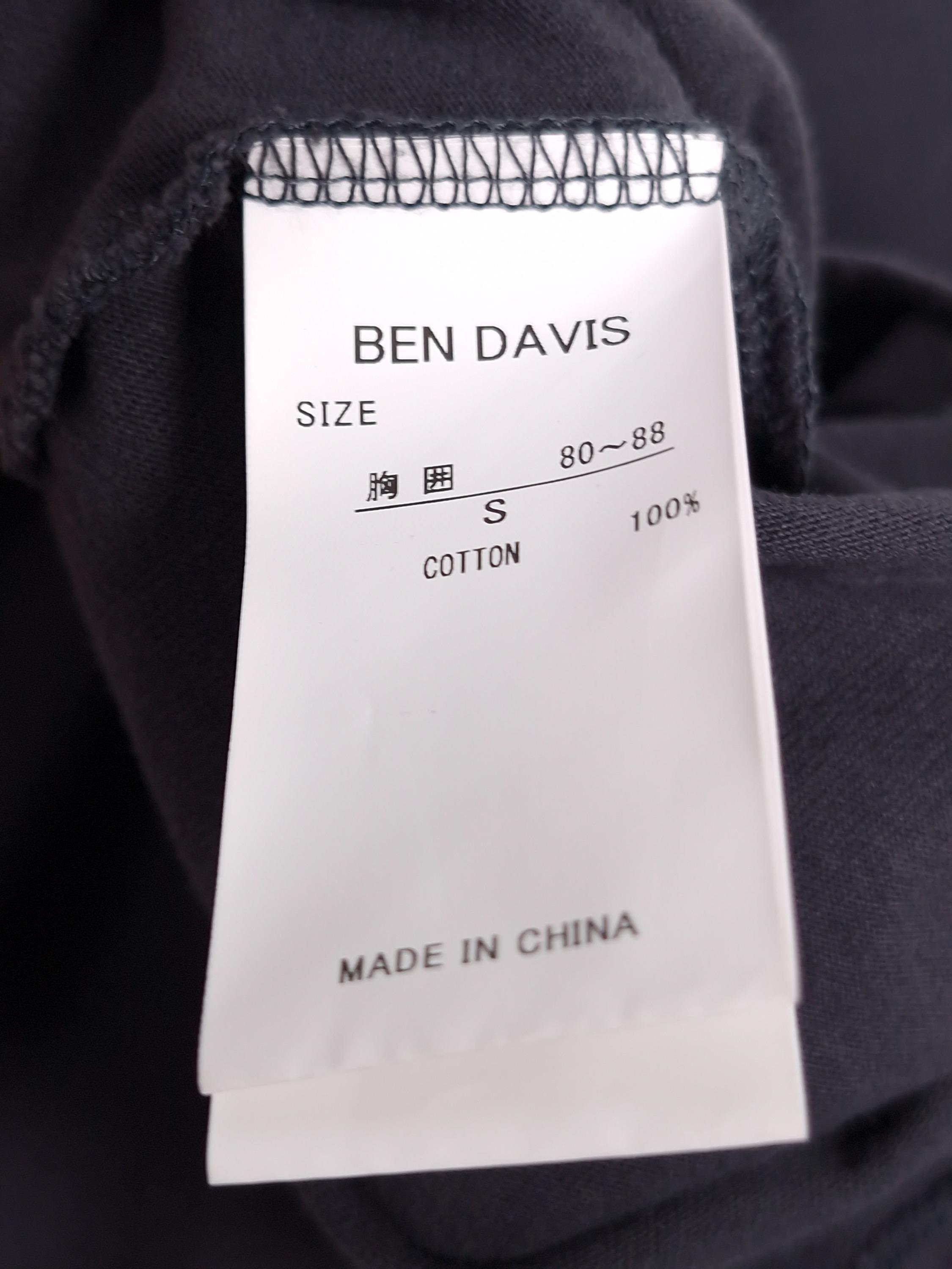 벤 데이비스 BEN DAVIS 차콜 반팔티셔츠 S [A744] 5