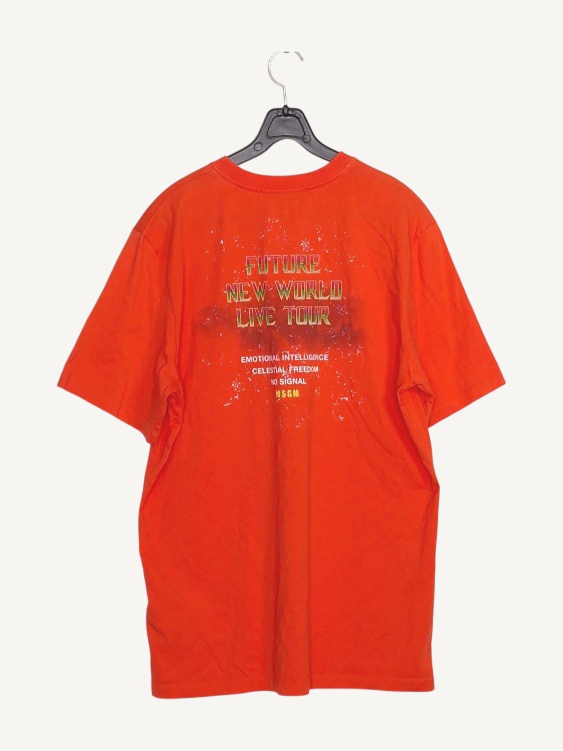 엠에스지엠 MSGM 주황 반팔티셔츠 XS [A745] 3