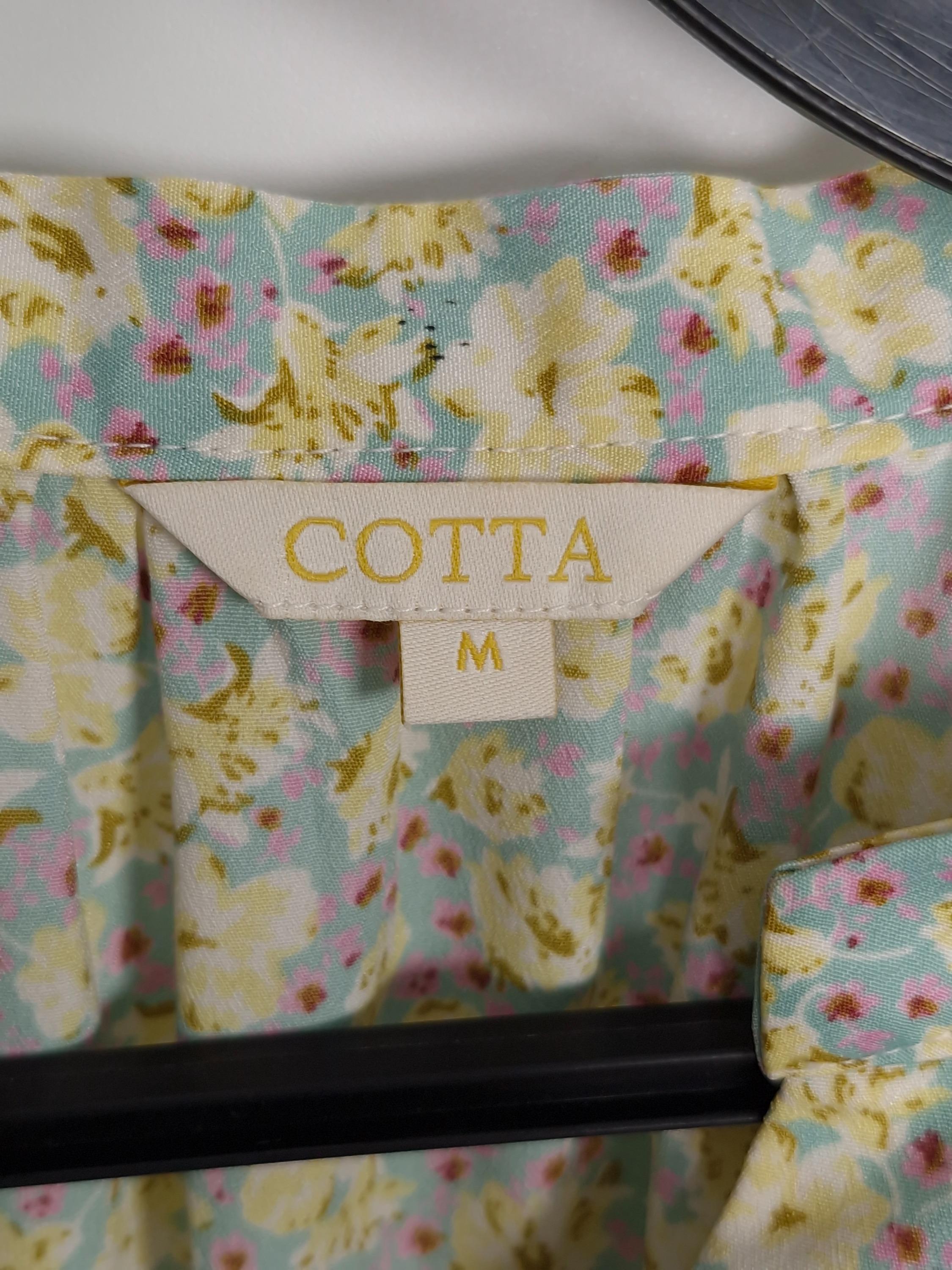 코타 COTTA 그린 플라워 점프수트 M [A747] 4