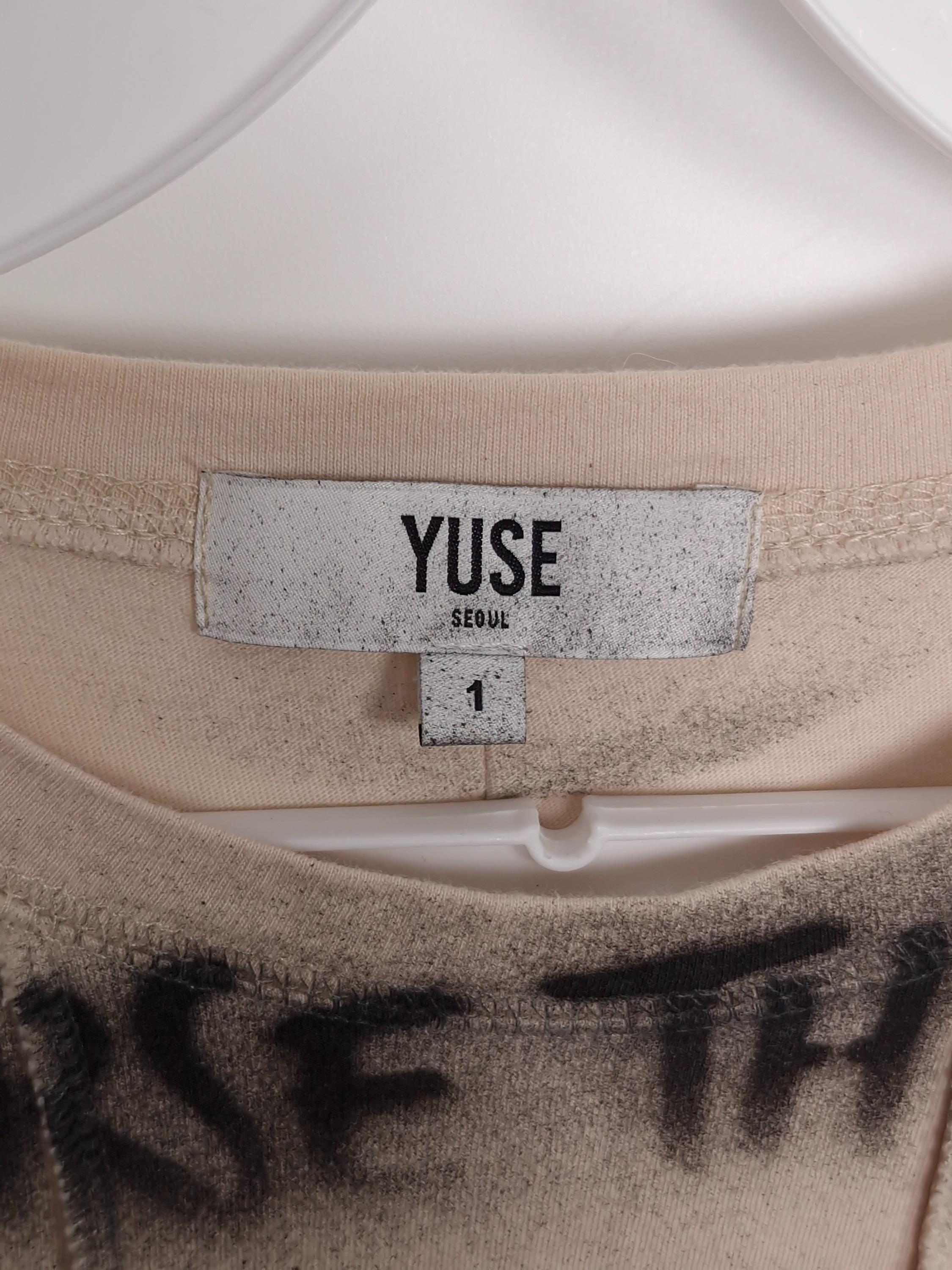유즈 YUSE 베이지 반팔티셔츠 1 [A749] 4