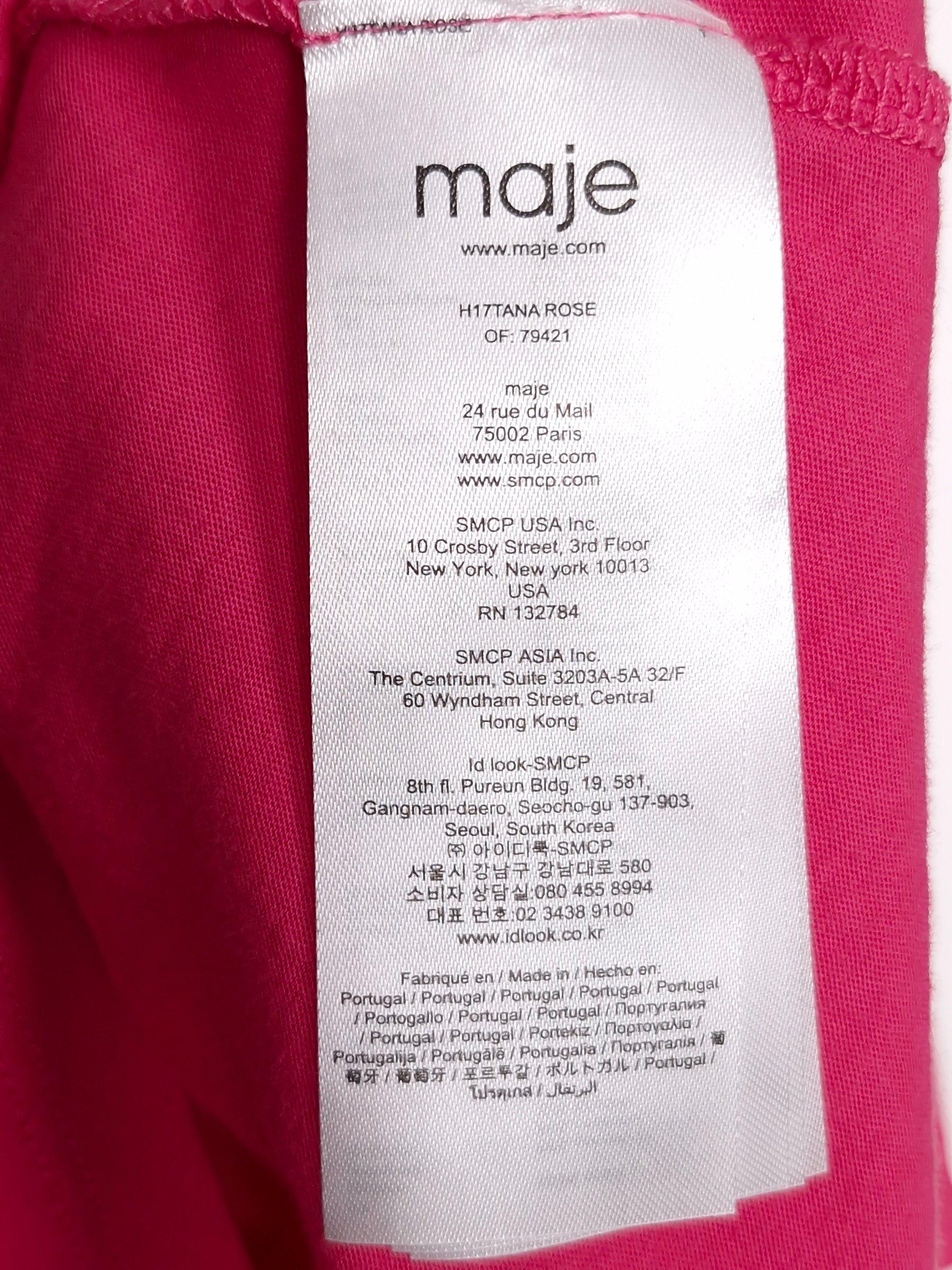 마쥬 maje 핑크 반팔티셔츠 1 [A759] 5