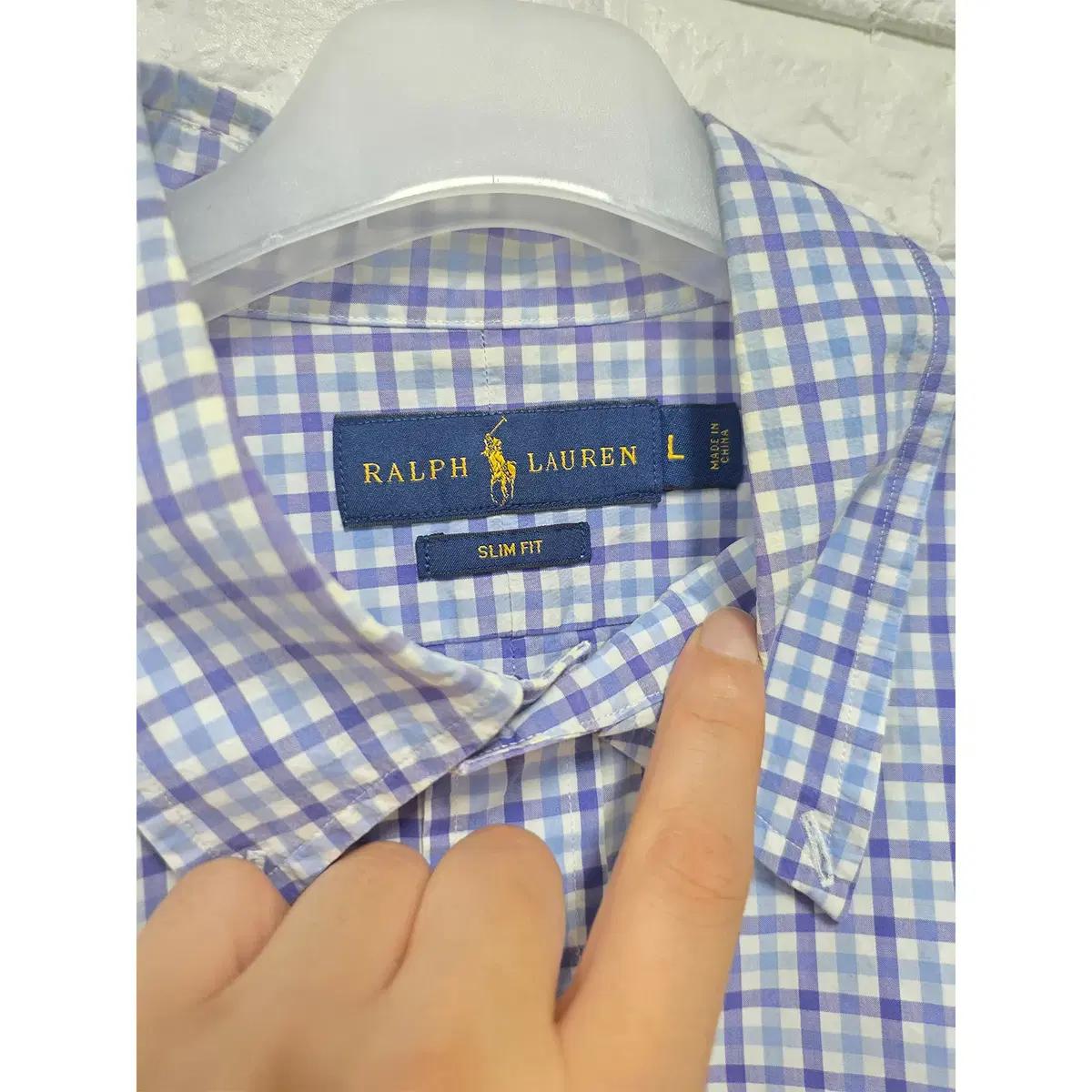 L 폴로랄프로렌 체크 셔츠 남방 E497 3