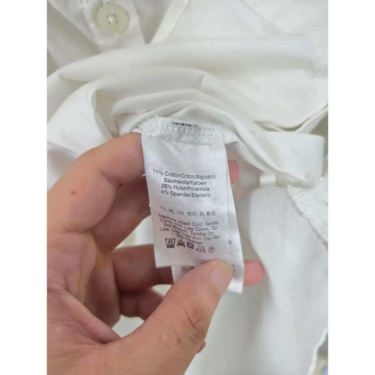 S 도나카란 DKNY 화이트 오프숄더 블라우스 E516 4