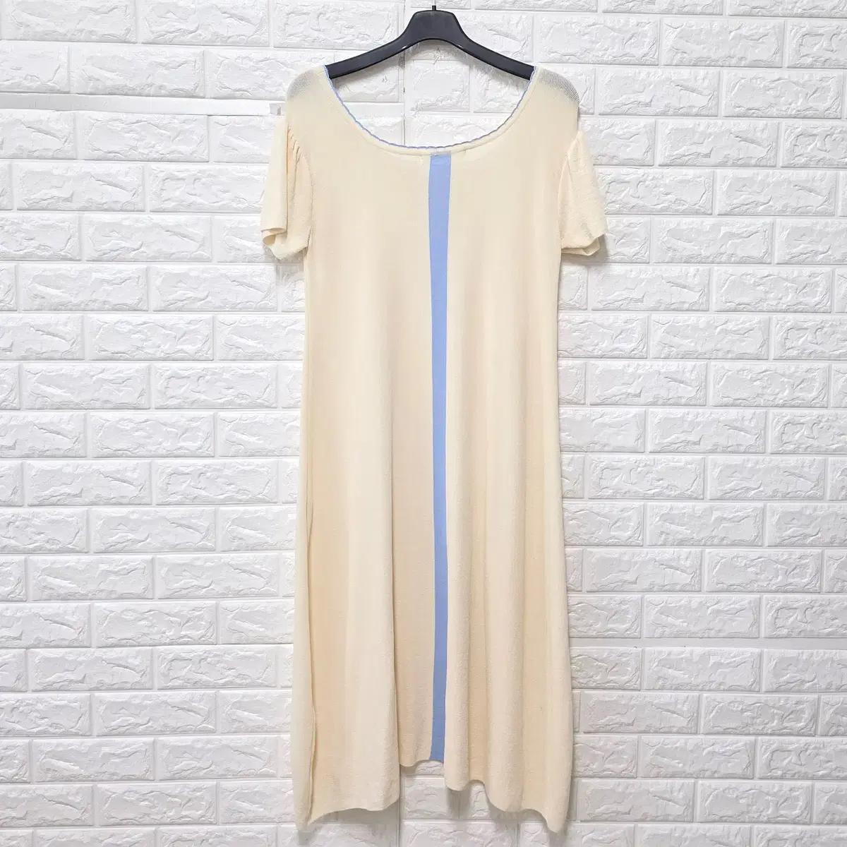 Free 21ss 지컷 아이보리 롱 원피스 E456 5