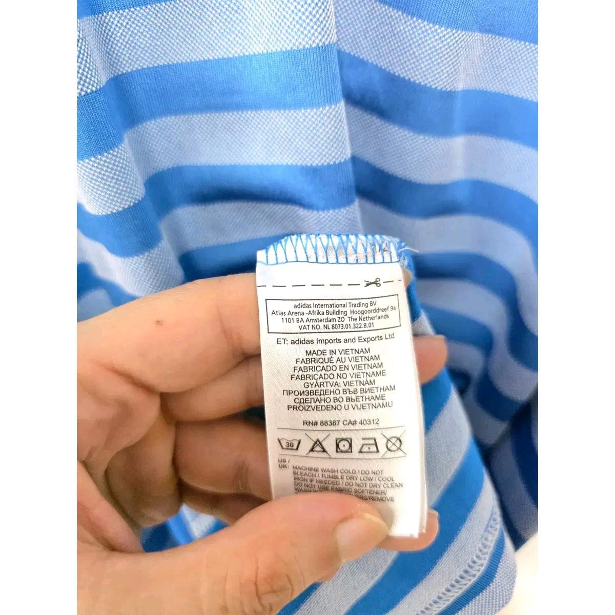 L-XL 아디다스 스트레이프 반팔 카라티 E526 4