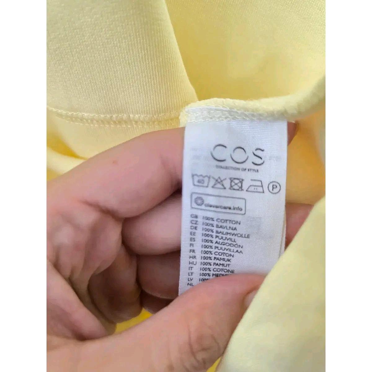 M-L 코스 COS 노랑 반팔 티 E545 4