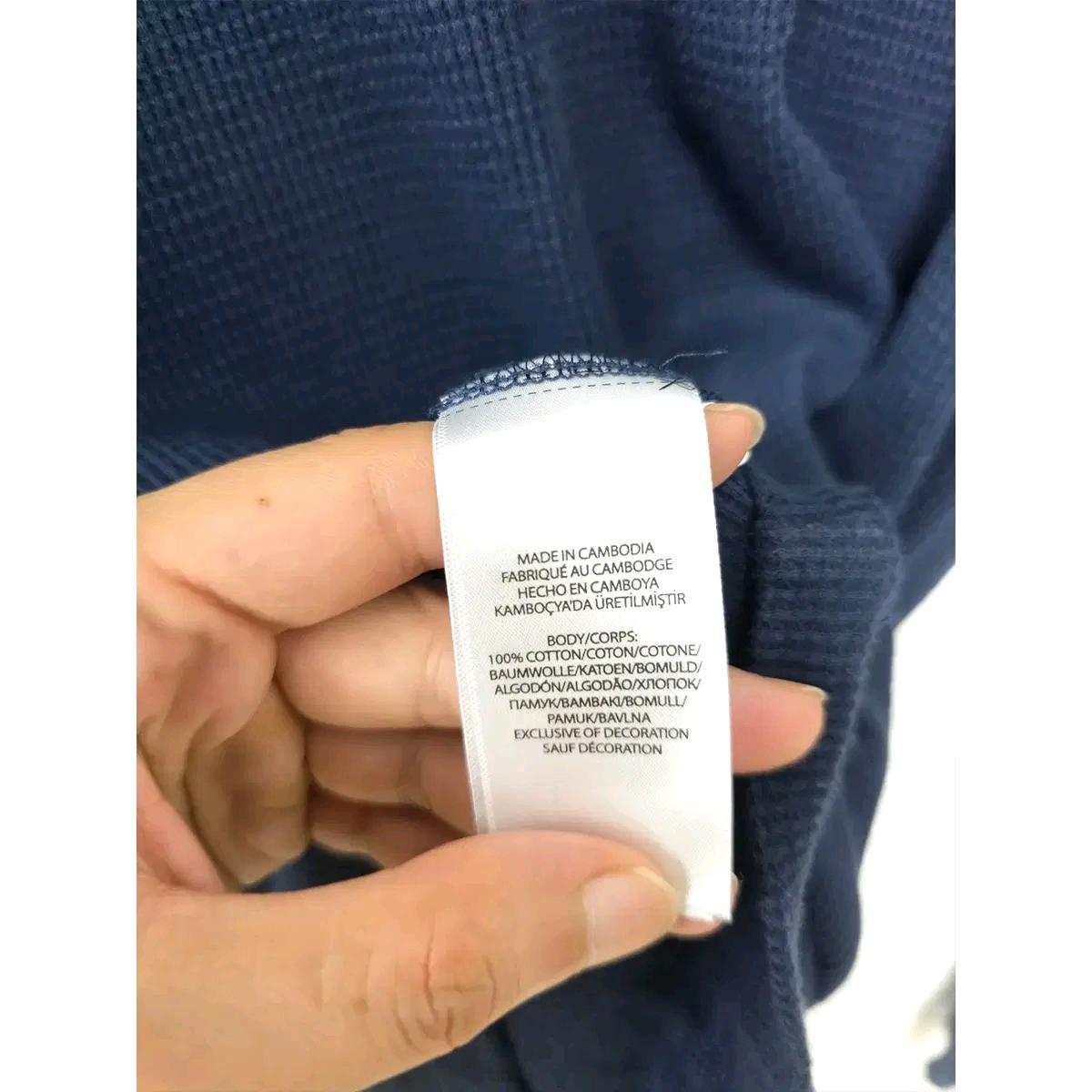 XL 폴로랄프로렌 네이비 와플 롱슬리브리스 E547 4