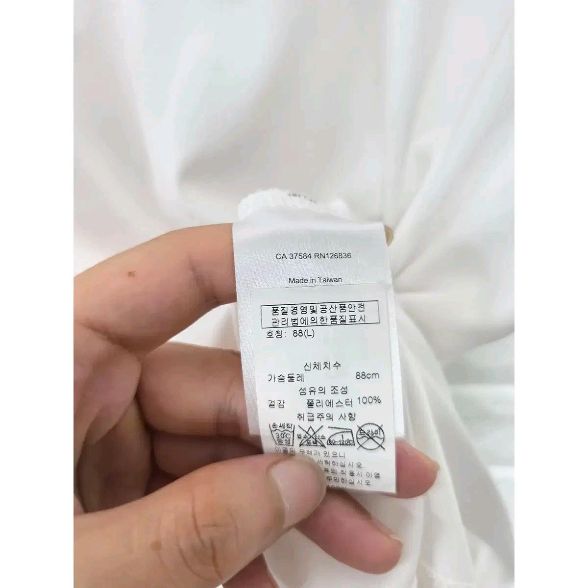 L 제이린드버그 골프 화이트 반팔 카라티 E548 4