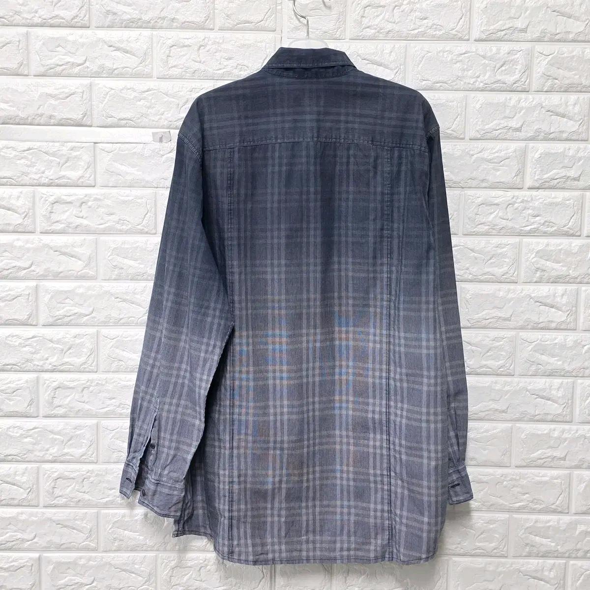 L DKNY 도나카란 체크 셔츠 남방 E550 5