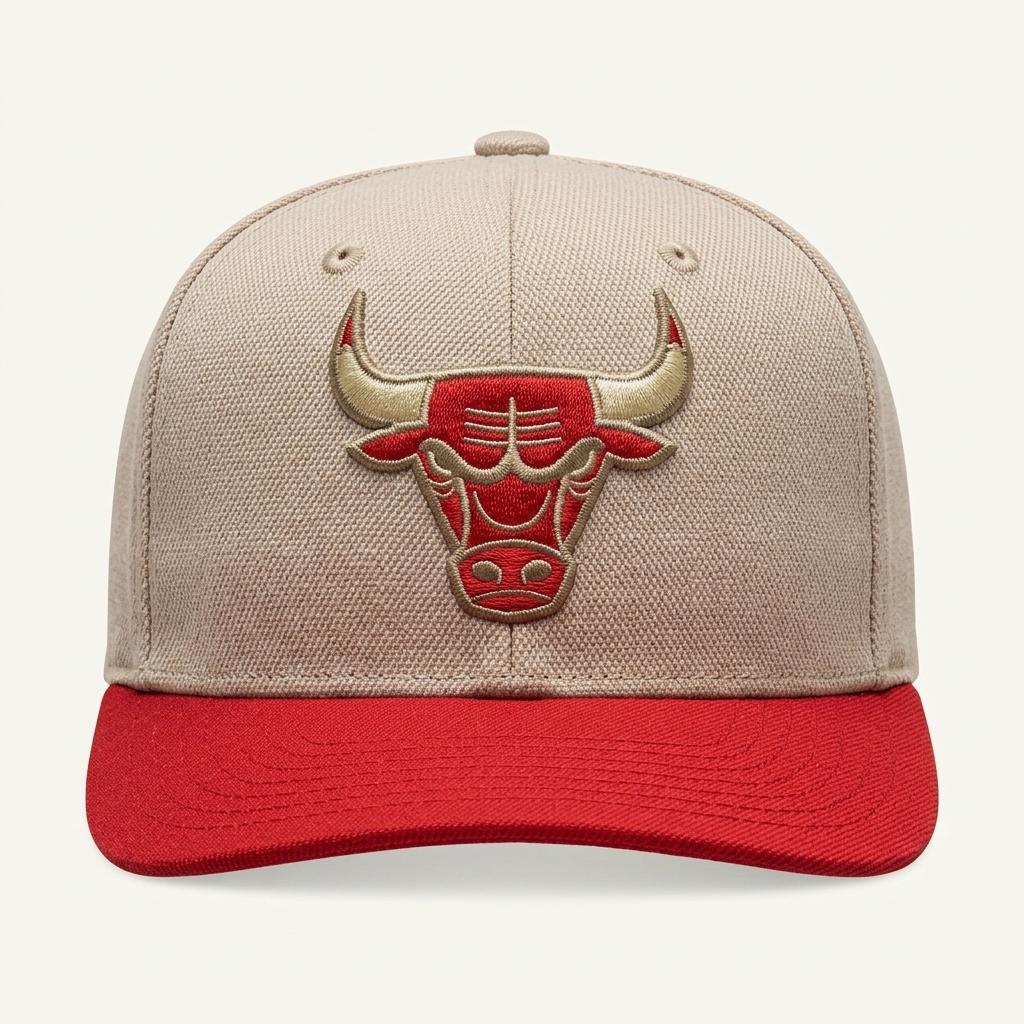 CA625 미첼엔네스 NBA 시카고 불스 투톤 피티드캡 볼캡 모자