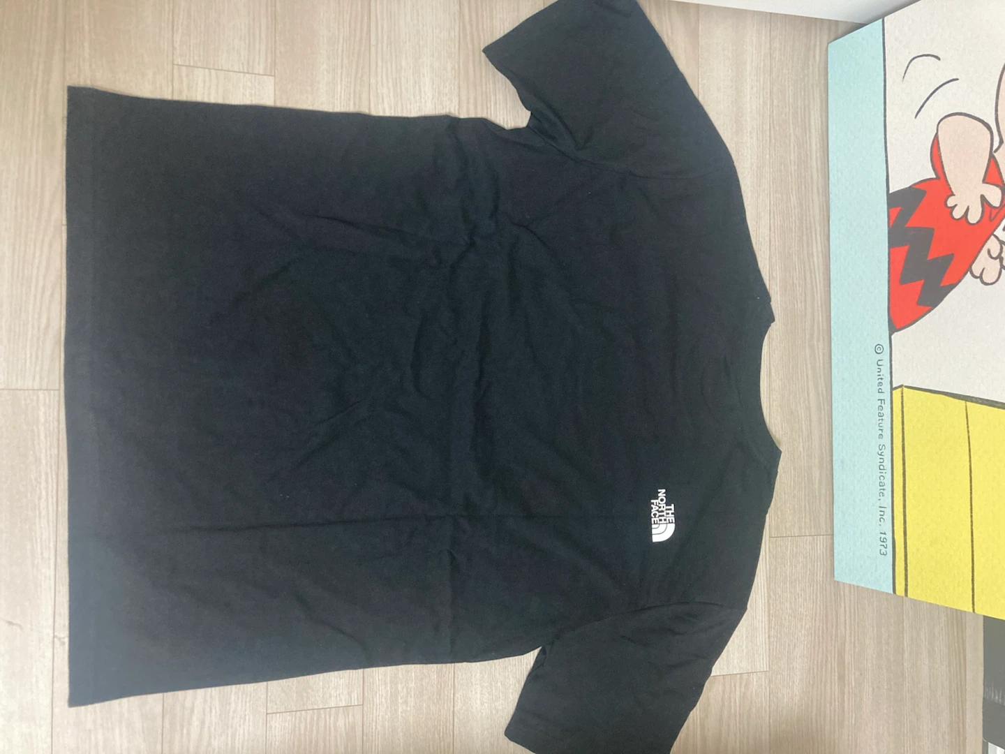 (새상품)노스페이스 블랙 반팔티 XXL 5