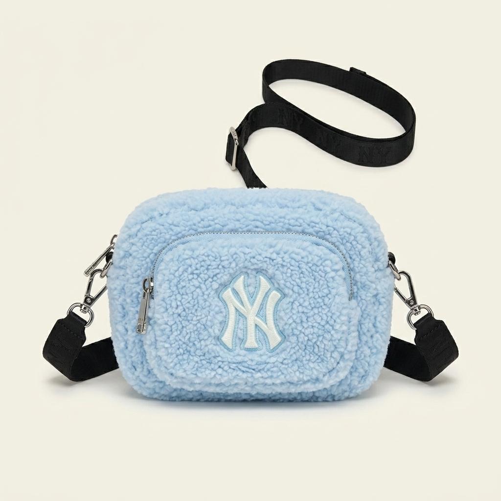 MLB 후리스 미니 크로스가방