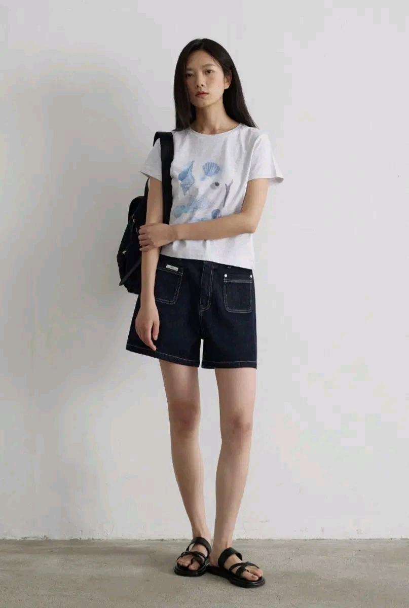 아티드 셀비 포켓 데님 반바지 2