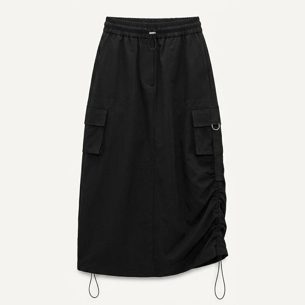 [ZARA] 자라 스트링 카고 스커트 1