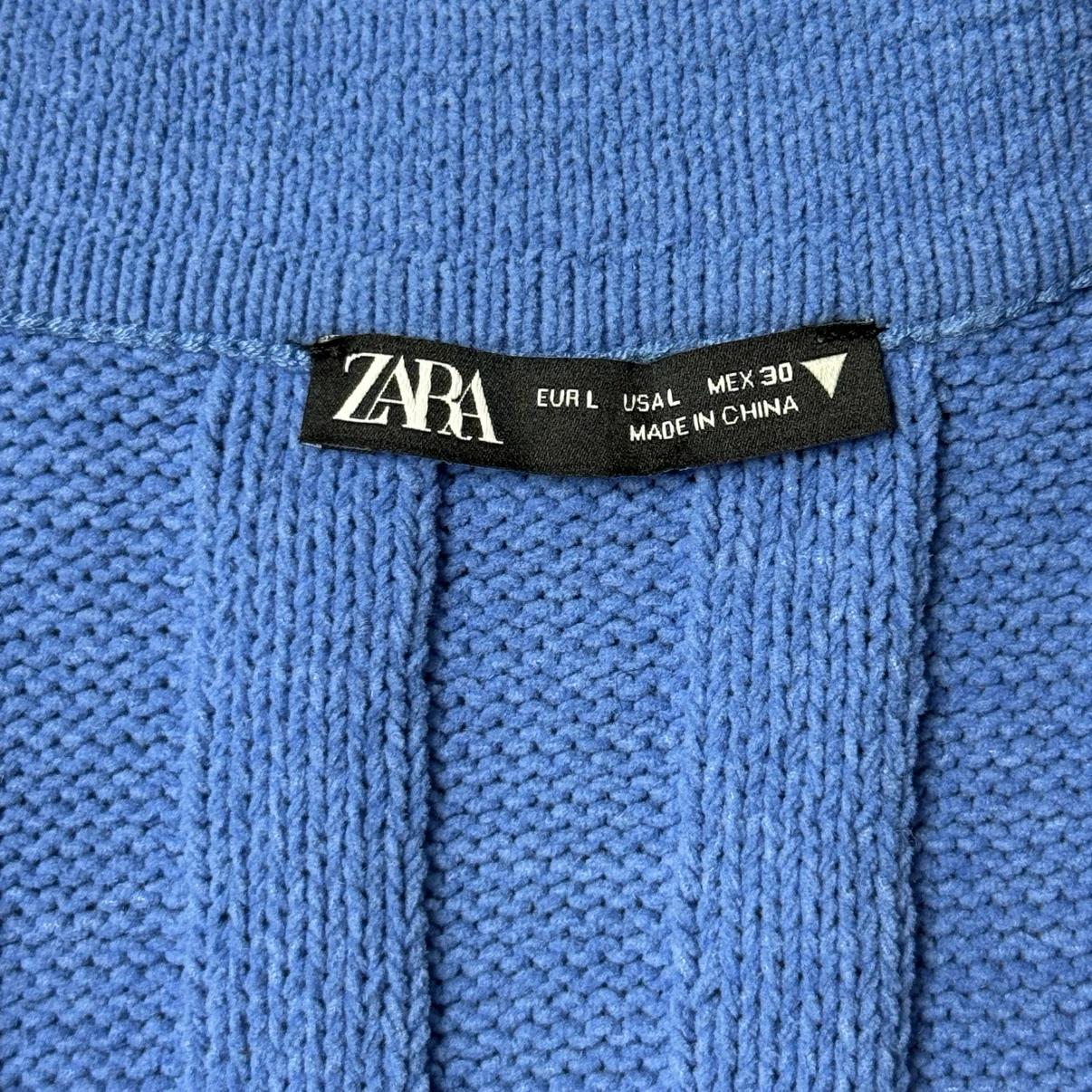 [ZARA] 자라 블루 니트 탑 베스트 3