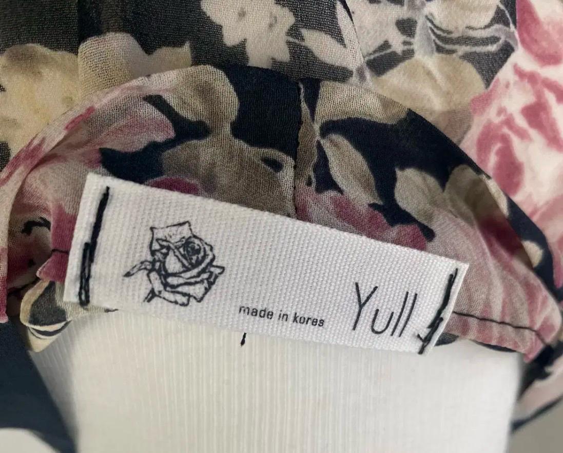 Yull 플라워 쉬폰 러플 롱원피스 7