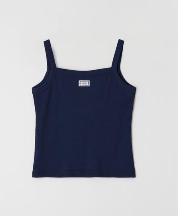 [론론] GINGHAM RASPBERRY JAM GOLGI SLEEVELESS NAVY 4