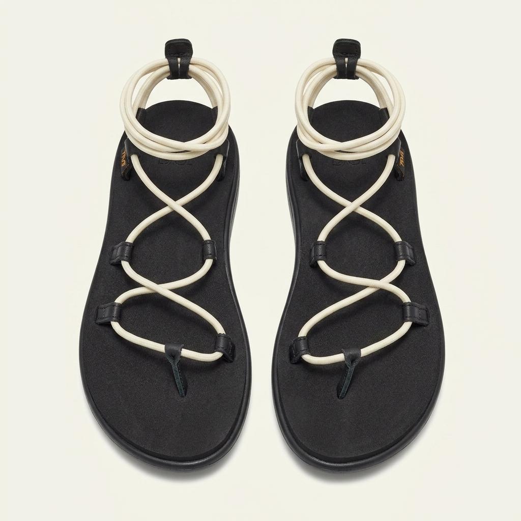 Teva 테바 보야 인피니티 블랙 스트랩 샌들