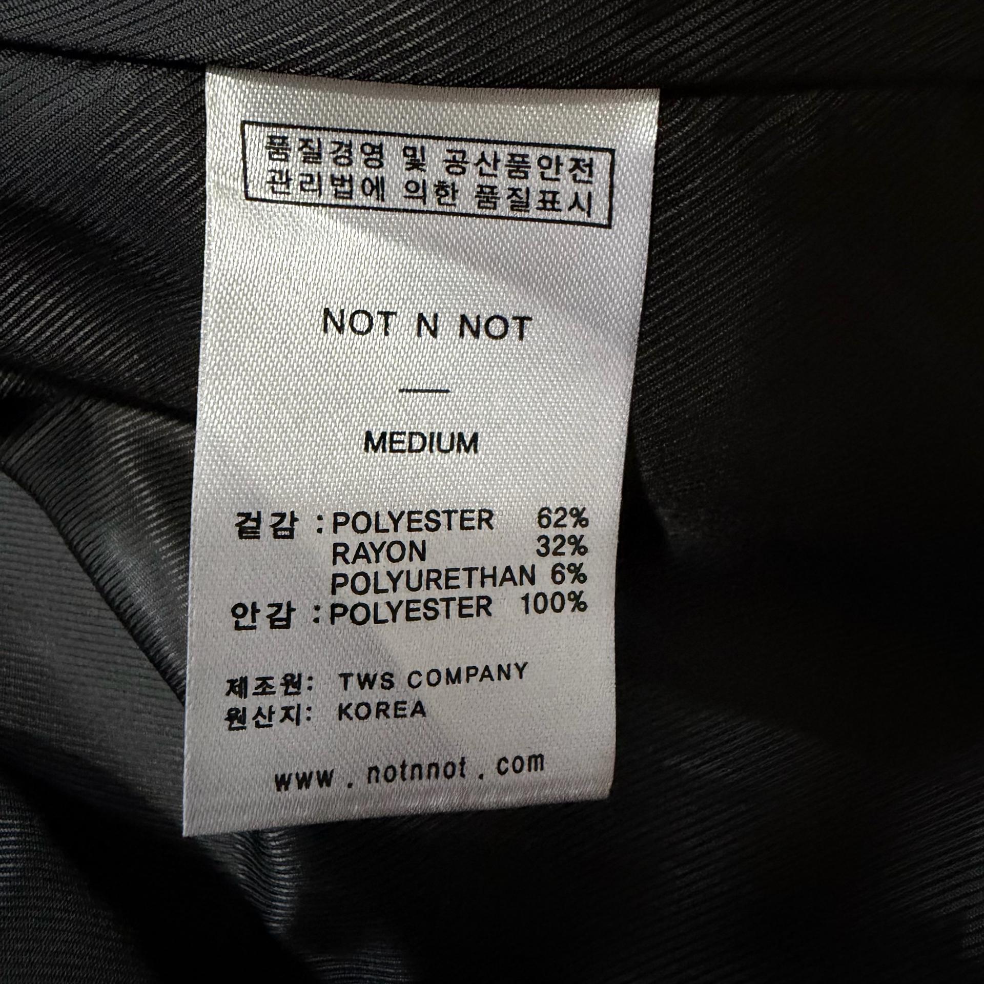 낫앤낫 크롭 싱글 재킷 블랙 M 5