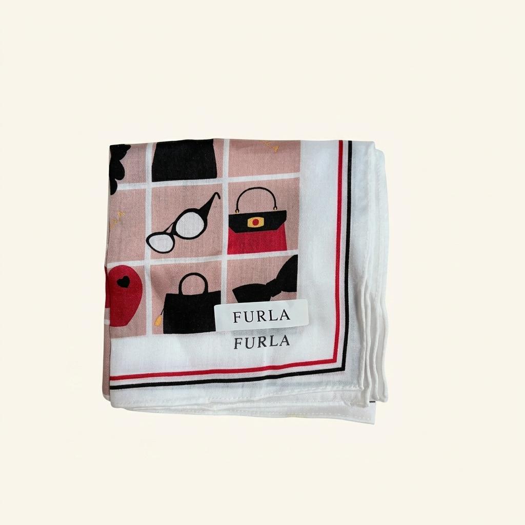 [새상품] FURLA 그래픽 스카프