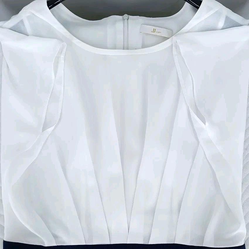 JJ지코트 여성 여름 세미가오리핏 원피스 화이트 (HU46389) 5