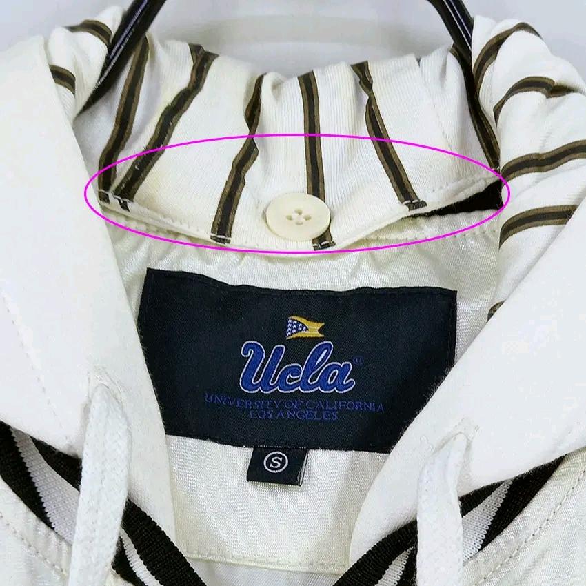 UCLA 여성 춘추 후드탈부착 야구자켓 아이보리90 (HU43571) 7