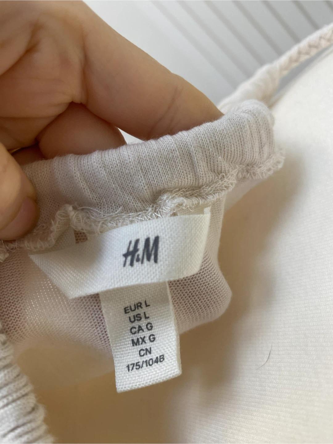 H&M 아이보리 자수 롱 원피스 L 6