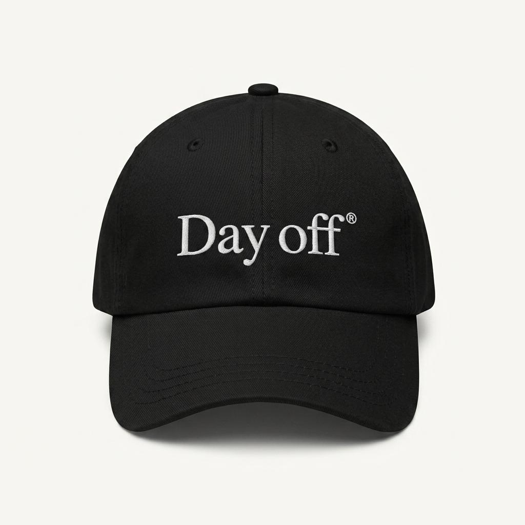 에이카화이트 Day off 볼캡 블랙
