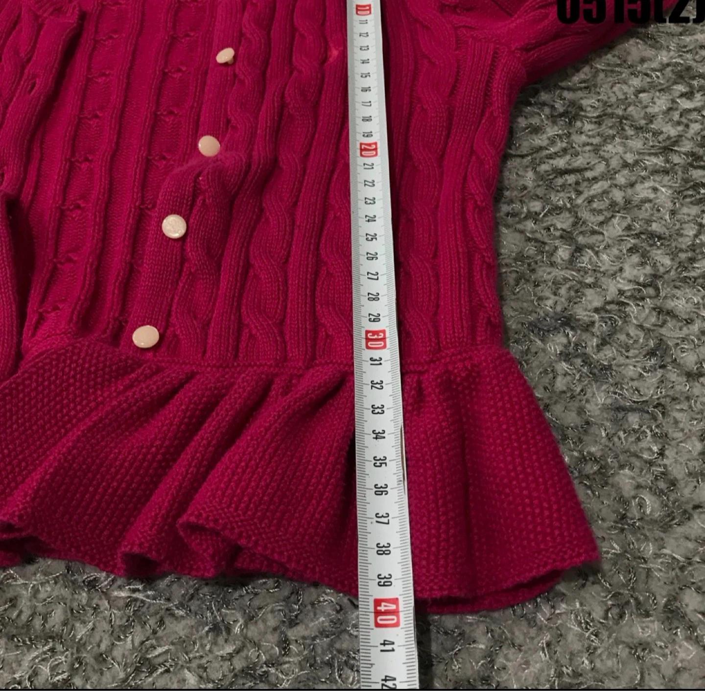 폴로 랄프로렌 여아 꽈배기 가디건 7세 핑크 6
